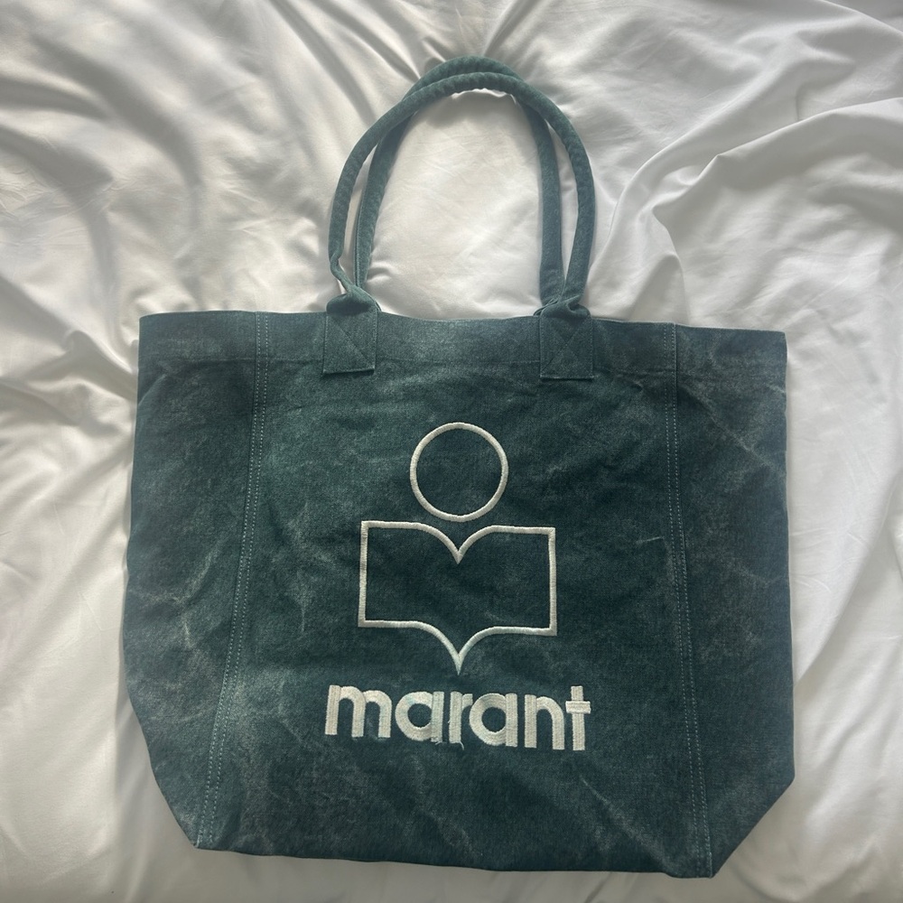 Isabel Marant Large Yenky Tote Green